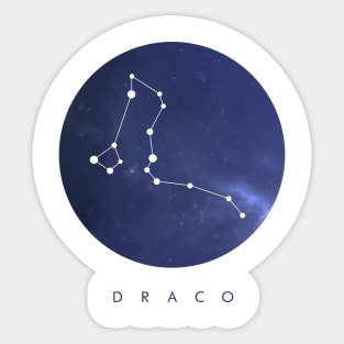 Draco Constellation Sticker